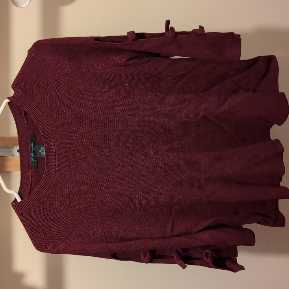 Burgundy sweater